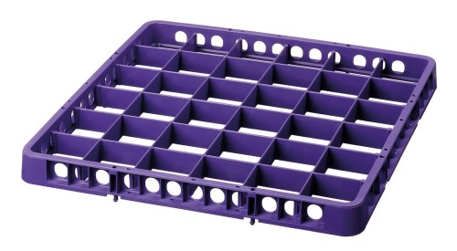 Spülkorbteiler 36 Fächer - 500 x 500 x 45 - lila