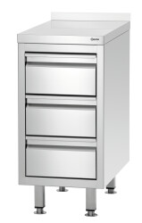 Schubladenschrank 700S3A mit Aufkantung