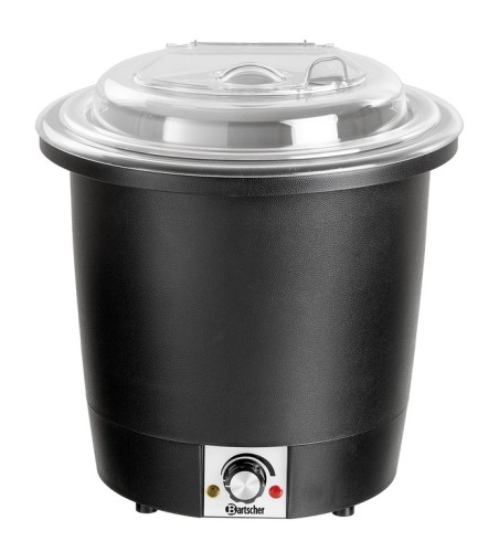 Suppentopf 10 Liter schwarz