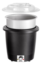 Suppentopf 10 Liter schwarz