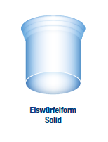 Vollkegel-Eiswürfelbereiter Solid 719 L