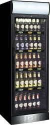 Kühlschrank schwarz Glastür & Display...