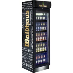 Kühlschrank schwarz Glastür & Display...