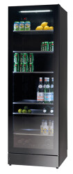 Glastürkühlschrank schwarz MG 185