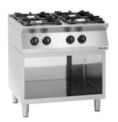 Gasherd 4 Flammen mit offenem Unterbau MFG 7040