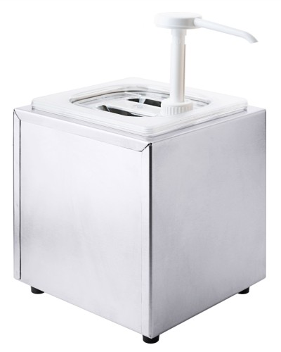 Edelstahl Saucendispenser mit Pumpe - 1 Behälter