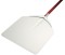 Pizzaschaufel rechteckig mit rotem abgeflachtem Stiel