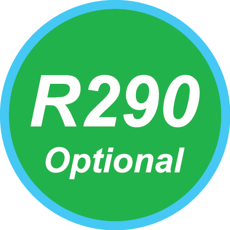 Optional R290 Kältemittel für steckerfertige Kühlgeräte