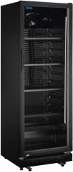 Getränkekühlschrank schwarz mit Glastür...