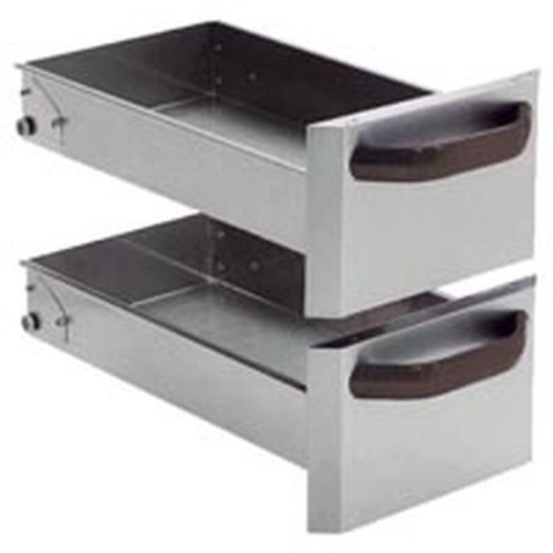 Schubladen-Kit, 2 Stück GN 1/1 35cm breit für Unterschränke