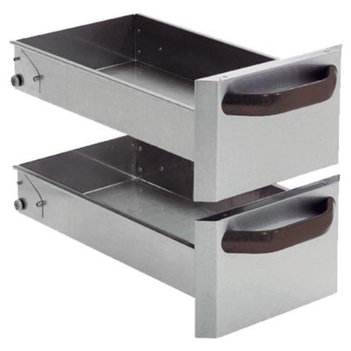 Schubladen-Kit, 2 Stück GN 2/1 70cm breit für Unterschränke