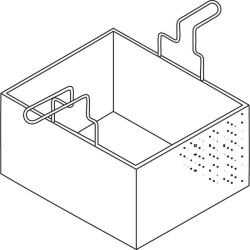 Nudelkorb GN 2/3 290x330x200mm