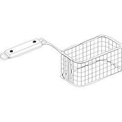 Korb 1/2 für 15 Liter Becken Fritteuse