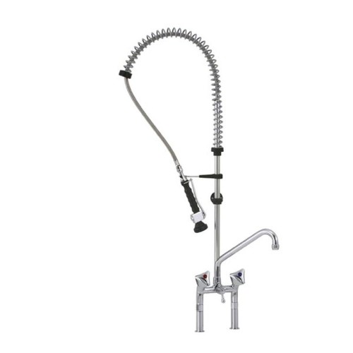 Knebel-Geschirrwaschbrause mit Schwenkhahn 1/2 Zoll Wasseranschluß