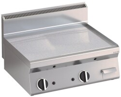 Gas Grillplatte glatt verchromt 2 HZ Tischgerät B600