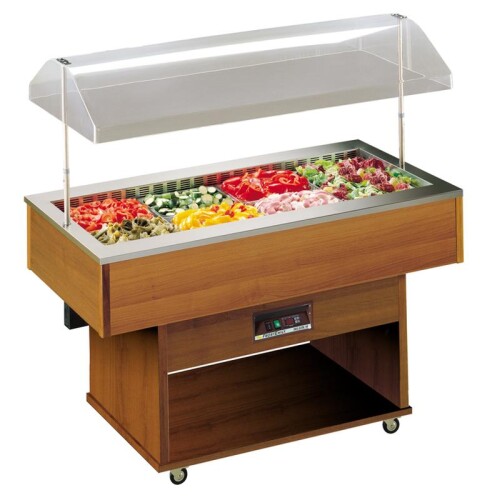 Salatbar Delizie mit Hustenschutz