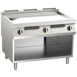 Elektro-Grillplatte verchromt glatt 22,5kW 3 Heizzonen...