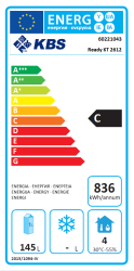Kühltisch Ready KT2612 Arbeitsplatte & Aufkantung
