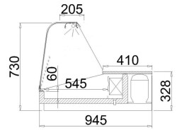 Mehrzweckvitrine Basic 150