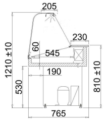 Mehrzweckvitrine Basic 100 Plus