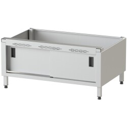 Untergestell für Teppanyaki-Grill mit 2 Heizzonen
