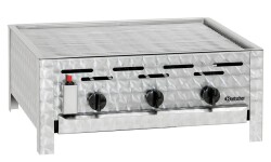 Gas Kombi Tischbräter TB1100R 3 Brenner mit Grillrost