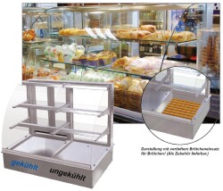 WiHA Kombivitrine Snack Counter 710 Kombi BE 2k+2 eckig