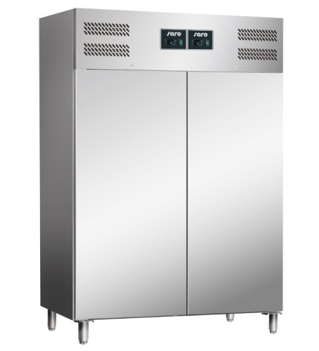 Edelstahl Kühlschrank Kühl-Gefrierkombination Modell GN 120 DTV