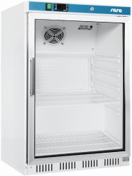 Lagerkühlschrank mit Glastür weiß Modell...