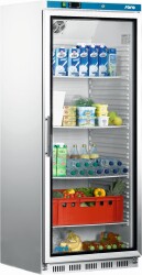 Lagerkühlschrank mit Glastür weiß Modell...