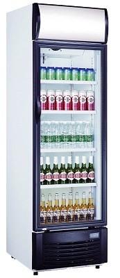 Getränkekühlschrank mit Werbetafel Modell GTK 382