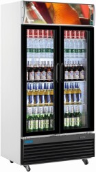 Display-Getränkekühlschrank auf Rollen...
