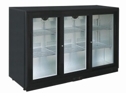 Barkühlschrank schwarz mit Schiebetür Modell BC...