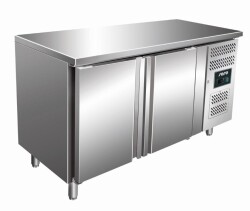 Edelstahl Kühltisch 2-türig Modell KYLJA 2100 TN
