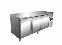 Edelstahl Kühltisch 3-türig Modell KYLJA 3100 TN