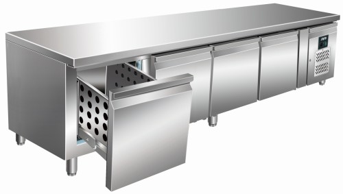 Unterbaukühltisch mit 4 Schubladen Modell UGN 4100 TN-4S
