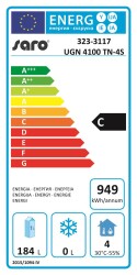 Unterbaukühltisch mit 4 Schubladen Modell UGN 4100...
