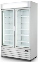 Tiefkühlschrank mit 2 Glastüren Modell D 800