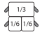 E7/CPCEXF Nudelkorb-Set: 2 x 1/6 GN + 1 x 1/3 GN
