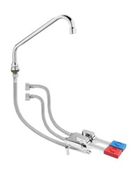 Armatur mit Fußpedal - Kalt- / Warmwasser Set...