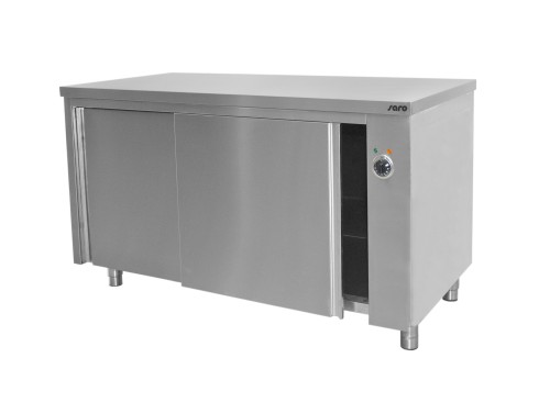 Edelstahl Wärmeschrank T 600 mm B 1200 mm