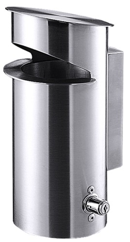 Edelstahl Wandaschenbecher