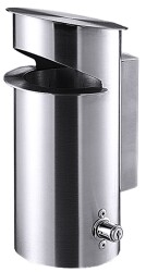 Edelstahl Wandaschenbecher
