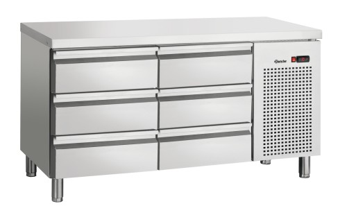 Kühltisch S6-100 mit 6 Schubladen
