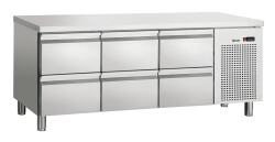 Kühltisch S6-150 mit 6 Schubladen