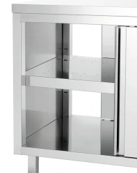 Durchreiche Wärmeschrank 700-4T Breite 2000 mm