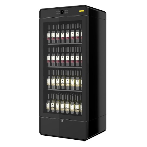Weinlagerschrank schwarz WINE BLACK