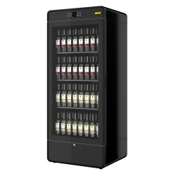 Weinlagerschrank schwarz WINE BLACK