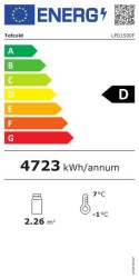 Kühlvitrine LPD 1500F-black