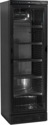 Getränkekühlschrank schwarz mit Glastür...